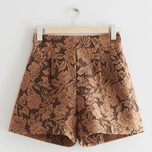 & Other Stories Shorts - Jacquard Shorts (Size 2)